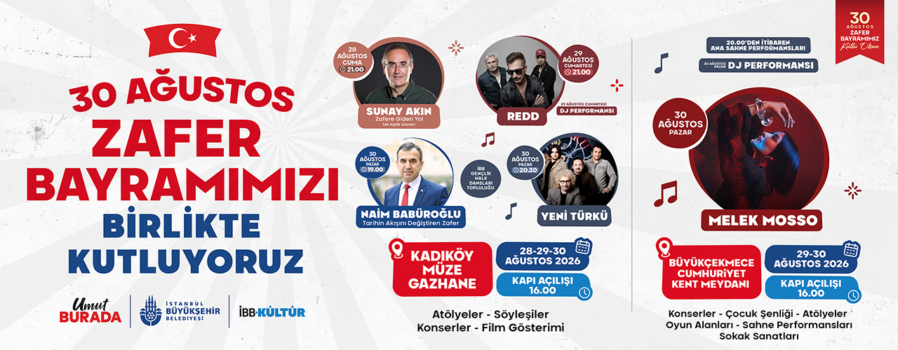 30 Ağustos Zafer Bayramımızı Birlikte Kutluyoruz!